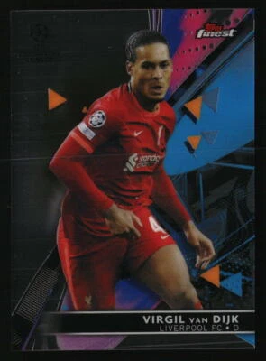 Virgil van Dijk 2021-22 Topps Finest UEFA Champions League #72 SOCCER Card - Image 1 of 2