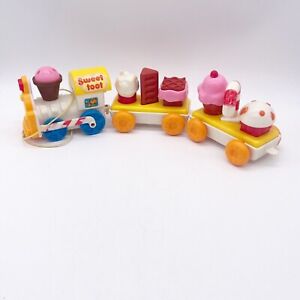 Arco Vintage 1979 Sweet Toot Train Set Pull Toy Hong Kong Candy Shape Sorter