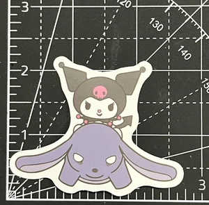 Kuromi Rides Again Vinyl decal Sanrio Sticker Sticker Bomb Notebook KAWAII - Picture 1 of 4
