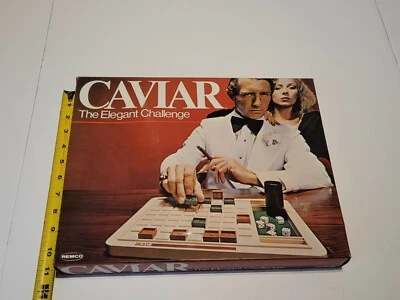 Vintage 1977 Caviar The Elegant Challenge Remco Board Game No. 502 New Rare! - Image 1 of 4