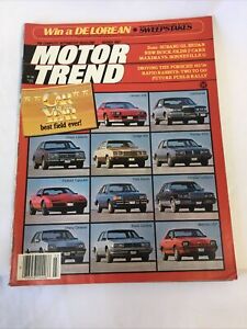 Motor Trend Magazine December 1978 FORD VS CHEVY good Condition Preowned