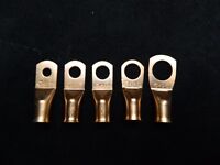 Install Bay Copper Ring Terminal 2 Gauge 3/8 Inch 10 Pack CUR238 Metra Electronics Corp 