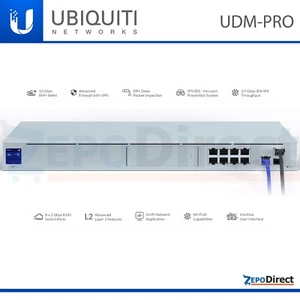 Ubiquiti Networks UDM-PRO 10G SFP+ Puerta de enlace de seguridad empresarial Dream Machine Pro - Imagen 1 de 4