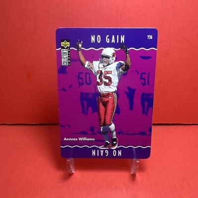 1996 Upper Deck Collector's Choice Update You Make the Play Aeneas Williams Y36 - Image 1 of 2