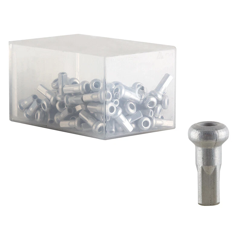 DT Swiss Pezones Ocultos Radios Pezón Aleación 2.0 x 12mm Plata Caja de 100 Foto 1 de 1