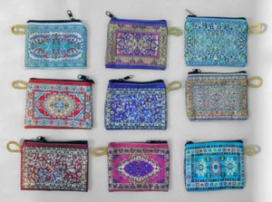 Mini türkische Kilim-Münzbörse, Wandteppichtasche für kleine Essentials - perfektes Geschenk! - Bild 1 von 27