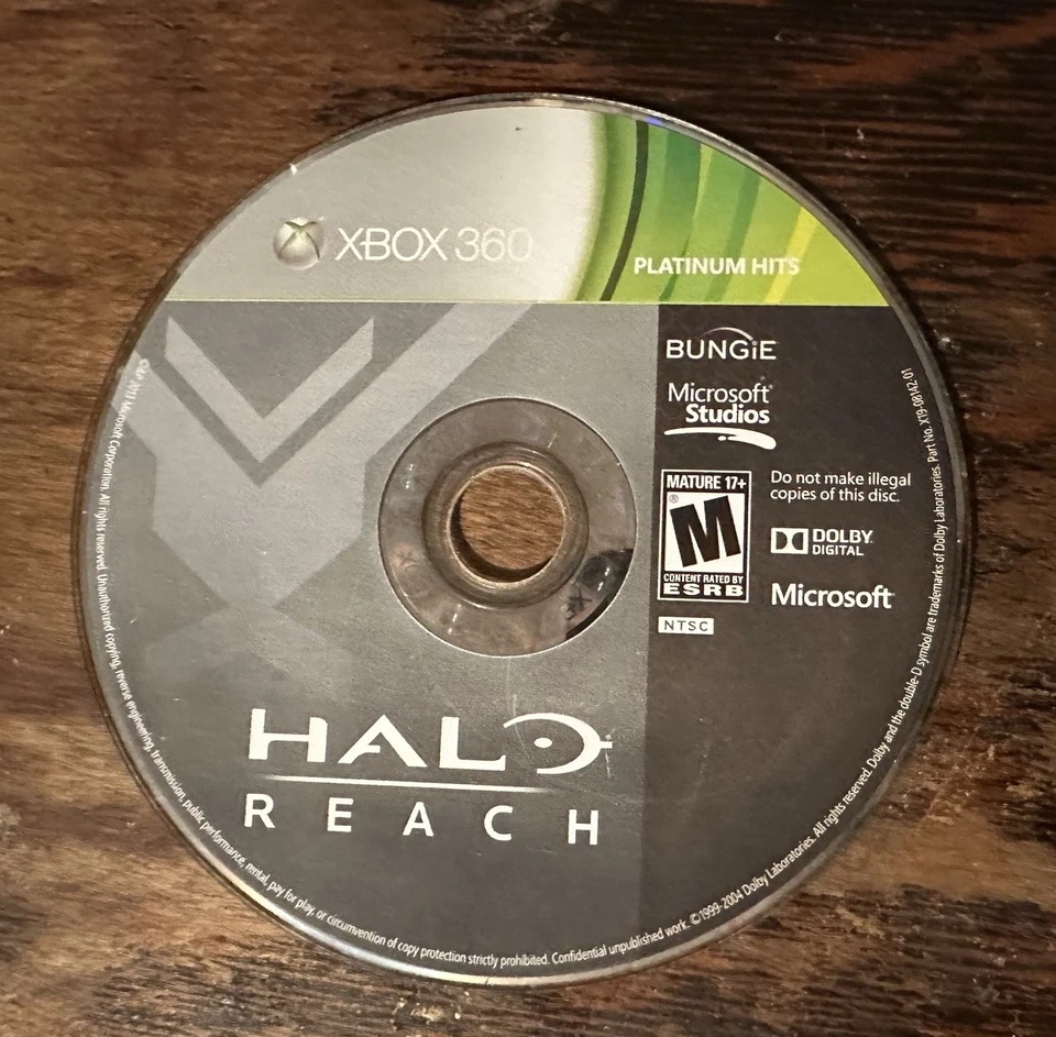 Halo: Reach Xbox 360 2010 Platinum Hits Disc Only - Image 1 of 1