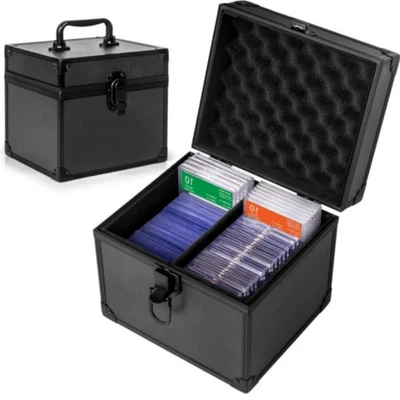 Graded Card Case-Aluminum Alloy Graded Card Storage Box Compatible 44 Card Slab - Image 1 of 4
