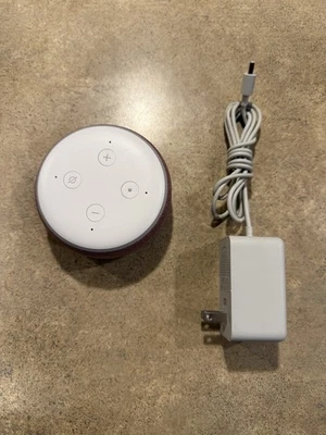 Amazon C78MP8 Echo Dot 3rd Generation Smart Speaker w/ AC Adapter Red - Tested - Image 1 of 4