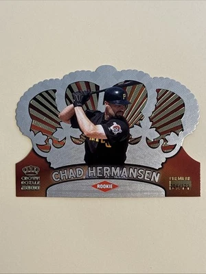 Chad Hermansen 2000 Crown Royale Premiere Date RC Rookie #111 004/121 Pirates - Image 1 of 2
