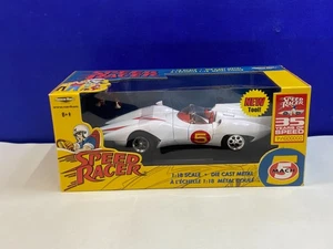 ERTL 1/18 SCALE SPEED RACER 35 YEARS OF SPEED MACH 5 W/ CHIM FIGURE NIP - Picture 1 of 10