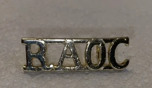 RAOC Royal Army Ordnance Corps Shoulder badge 32mm X 10mm Anodised - Picture 1 of 2