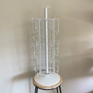 Vintage UTILITY Metal Wire Spinning Postcard Display Rack Countertop Revolving - Picture 1 of 17