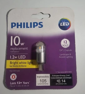 Philips 1.2W LED G4 12V Bright White Landscape & Accent Bulb – Discontinued - Picture 1 of 2