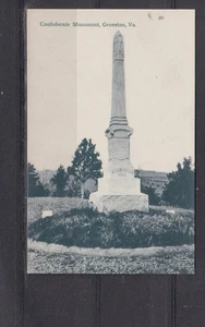 VIRGINIA, RICHMOND, CONFEDERATE MONUMENT, c1920 ppc., unused. - Picture 1 of 1