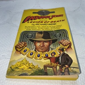 1984 december “Indiana Jones and the Legion of Death” Richard Wenk 1ST ED!!RARE! - Imagen 1 de 16