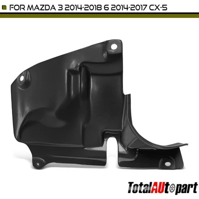 Protector contra salpicaduras motor para Mazda 3 2014-2018 6 2014-2017 CX-5 2013-2016 delantero izquierdo Foto 1 de 4