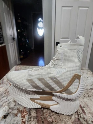 Adidas Boxeo Speedex 23 Top Alto Para Hombre Talla 10.5 Zapatos Off White JH8822  Foto 1 de 4