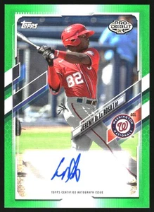 2021 Topps Pro Debut Autographs Green #PD97 Jeremy De La Rosa /99 - Picture 1 of 2