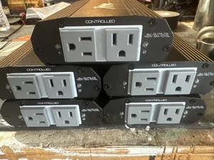 (5) Middle Atlantic RLNK-215 15A 2 Outlet IP Controlled W/ Mounting Brackets - Picture 1 of 2