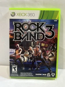XBOX 360 ROCK BAND 3 MANUAL INCLUIDO 2010 - Imagen 1 de 5