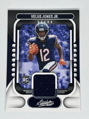 2022 Panini Absolute Absolute Rookie Materials Velus Jones Jr. #ARM-30 Jersey RC - Image 1 of 2