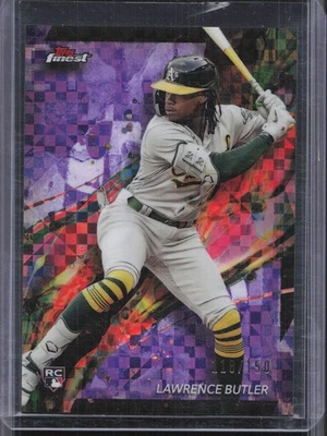 2024 Finest #86 Lawrence Butler Purple Checkerboard Refractors #/150 - Image 1 of 2