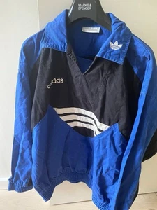 Vintage Adidas Drill Pullover Jacket Size Small - Picture 1 of 5