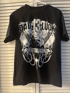 Vintage Bad Luck 13 Riot Extravaganza Shirt Medium Hardcore Band Merch - Bild 1 von 2