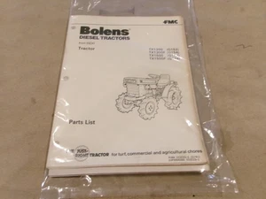 BOLENS ISEKI DIESEL TRACTORS PARTS LIST TX1300 TX1300F TX1500 TX1500F - Picture 1 of 1