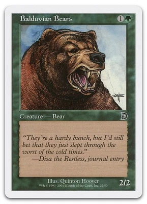 Balduvian Bears #22 (LP) Deckmasters Garfield vs Finkel DKM Magic MTG - Image 1 of 2
