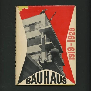 1938 Herbert Bayer + Walter Gropius BAUHAUS 1919-1928 the MoMA 1st edition w/DJ - Picture 1 of 15