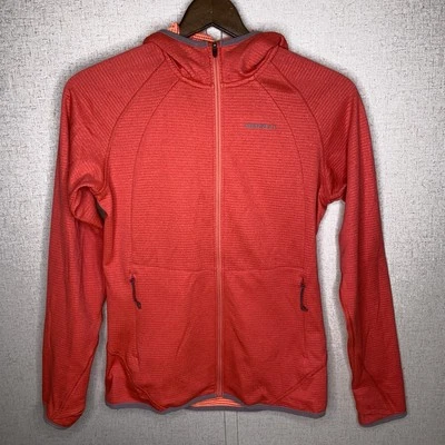 MERRELL Select Wick Size Small Zip Up Orange lightweight Athletic Jacket - Image 1 of 4