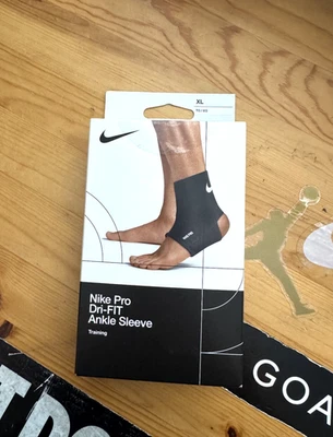Nike Pro Dri Fit Ankle Sleeve Pull On Lightweight Compression Support Size XL - Image 1 of 4