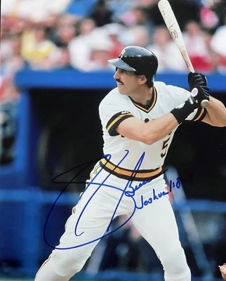 Foto 8x10 firmada autografiada por Sid Bream leyenda de los piratas de Pittsburgh Foto 1 de 3
