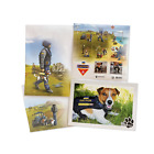 UKRPOSHTA Dog Patron Minesweeper Set : Stamp Sheet 6 + 2, Postcard, 2x Envelope