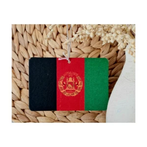 5 X car air freshener Afghanistan Flag with Hugo boss perfume. Long lasting. - Picture 1 of 4