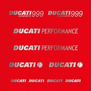Replica Kit Aufkleber Decals kompatibel mit Ducati 999 Kopf Motorrad Restaurierung - Bild 1 von 7
