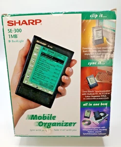 Vintage Sharp SE-300 1MB Mobile Organizer - OPEN BOX - COMPLETE - Picture 1 of 7