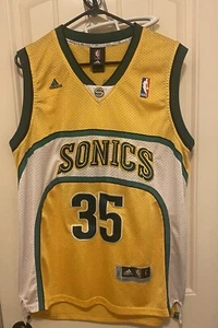 Kevin Durant 35 Jersey Large Adidas Seattle Super Sonics NBA Swingman Length+2 - Picture 1 of 11
