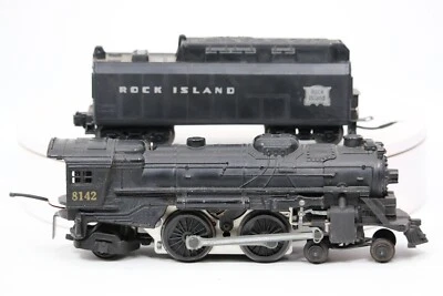 Lionel Steam Locomotive #8142 w/ Rock Island Sound Tender – O / O-27 Gauge - Image 1 of 4