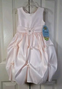 Neu mit Etikett Cinderella rosa 3T 100 % Polyester kurzärmliges Kleid. - Bild 1 von 10