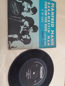 MANFRED MANN EP ISRAEL MADE PHONODOR FOX ON THE RUN 1960S UNIQUE 