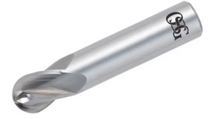 3/8" (.3750") CARBIDE 4 FLUTE ENDMILLS, BALL END STUB, OSG 414-3750-BN - Picture 1 of 2