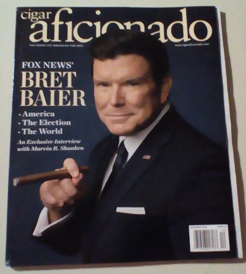New Cigar Aficionado Magazine November December 2024 Fox News Bret Baier Cover Foto 1 de 1