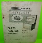 Seeburg Jukebox LS2 Select-O-Matic Original Phonograph Music Parts Catalog