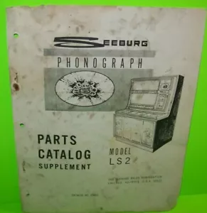 Catalogo ricambi musicali fonografo originale Seeburg Jukebox LS2 Select-O-Matic - Foto 1 di 5