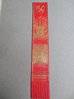 Leather BOOKMARK Winchester Cathedral Hampshire Exterior RED