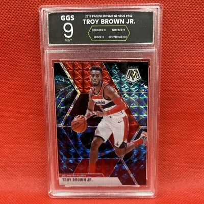 2019-20 Panini Mosaic Genesis Prizm Troy Brown Jr #162 - Image 1 of 2