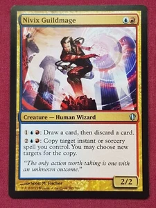Magic The Gathering COMMANDER 2013 C13 NIVIX GUILDMAGE blue/red card MTG - Imagen 1 de 2